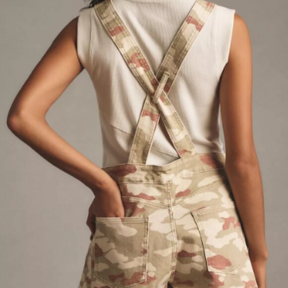 Pilcro Camo Overalls/Romper - Size Small - Brand New - Picture 3 of 4